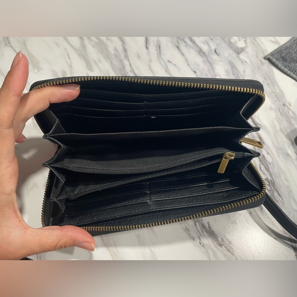 Fossil Leopard Print Wristlet - image 3